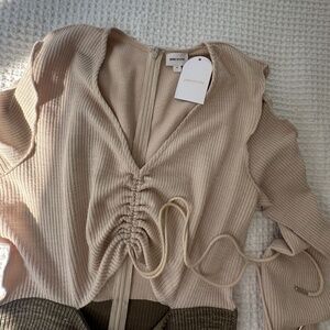 Two-Toned Song of Style Knit Maxi Dress